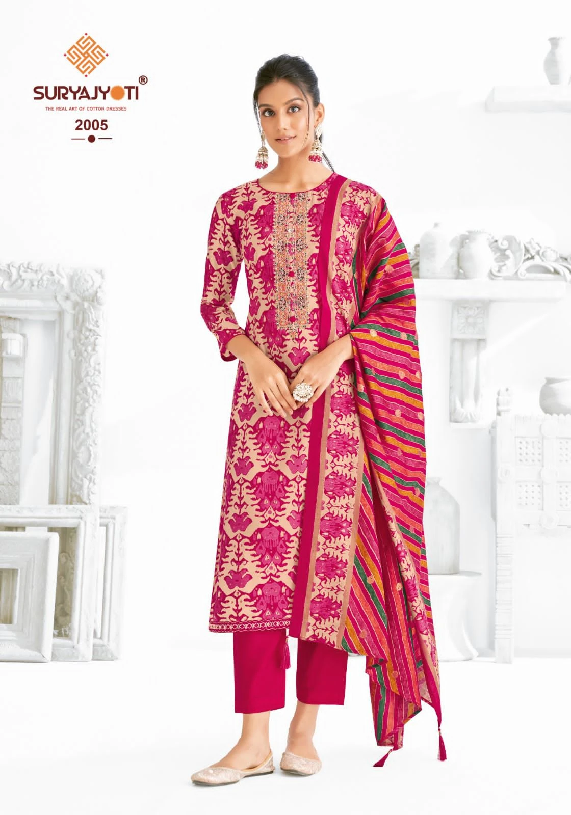 Suryajyoti Priyanka Vol 2 Pure Model Wholesale Salwar Suit Catalog — Wholesale Salwar Suits, MPA wholesale from Surat — view 2